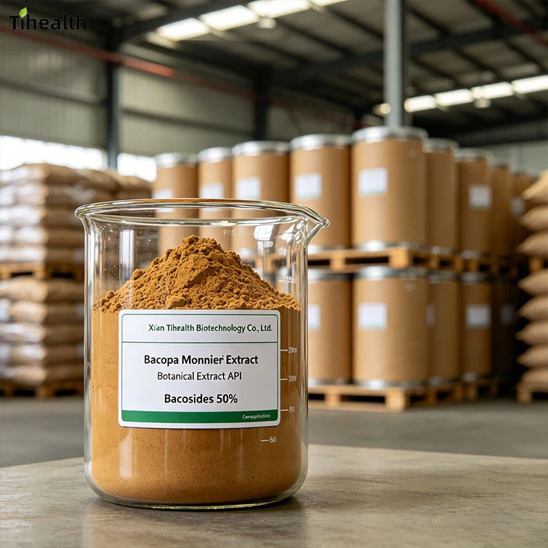 Bacopa Monnieri Extract (CAS 93164-89-7) | Bacosides 50% Supplier | Xi'an Tihealth suppliers