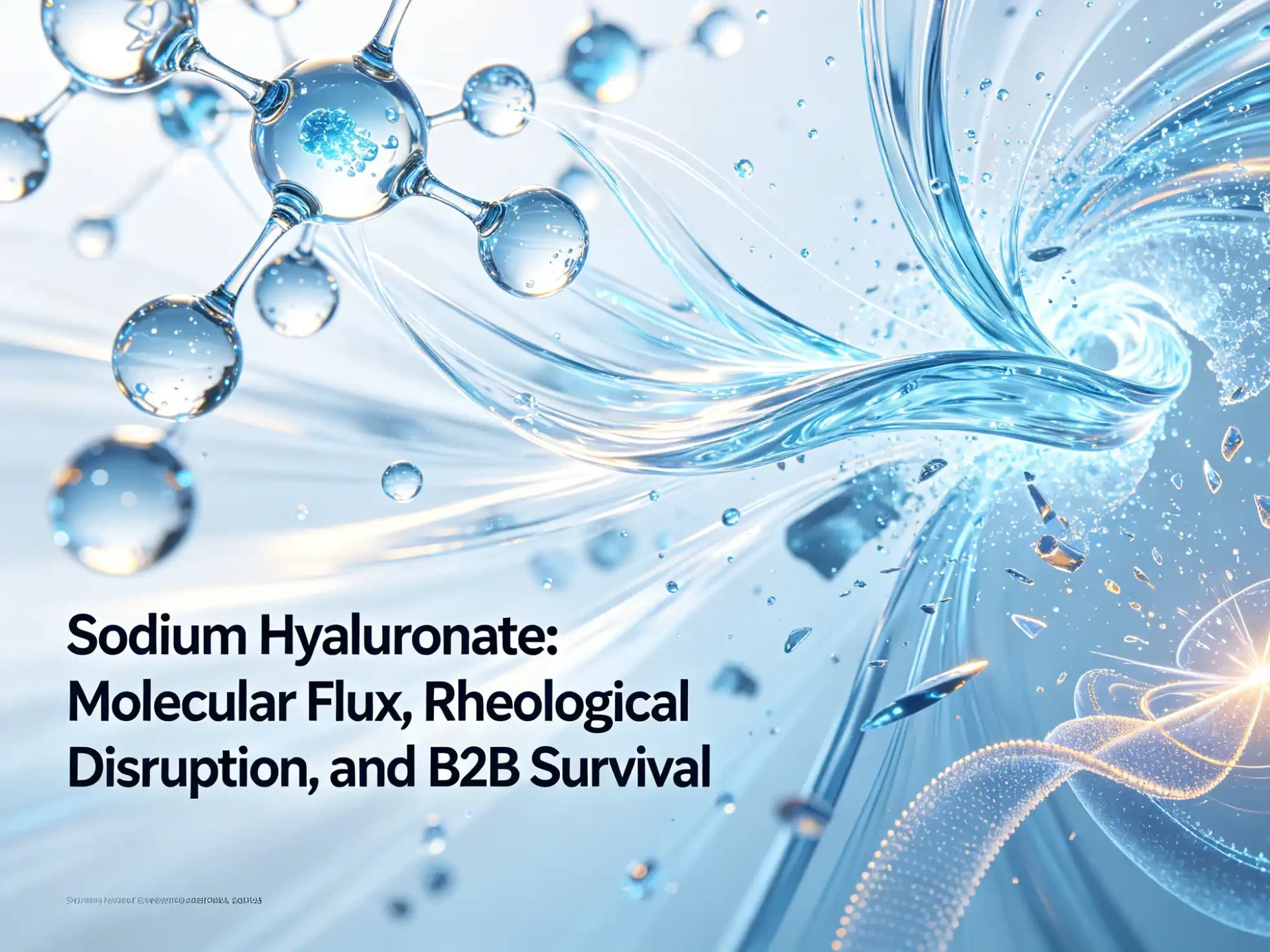 Sodium Hyaluronate: Molecular Flux, Rheological Disruption, and B2B Survival