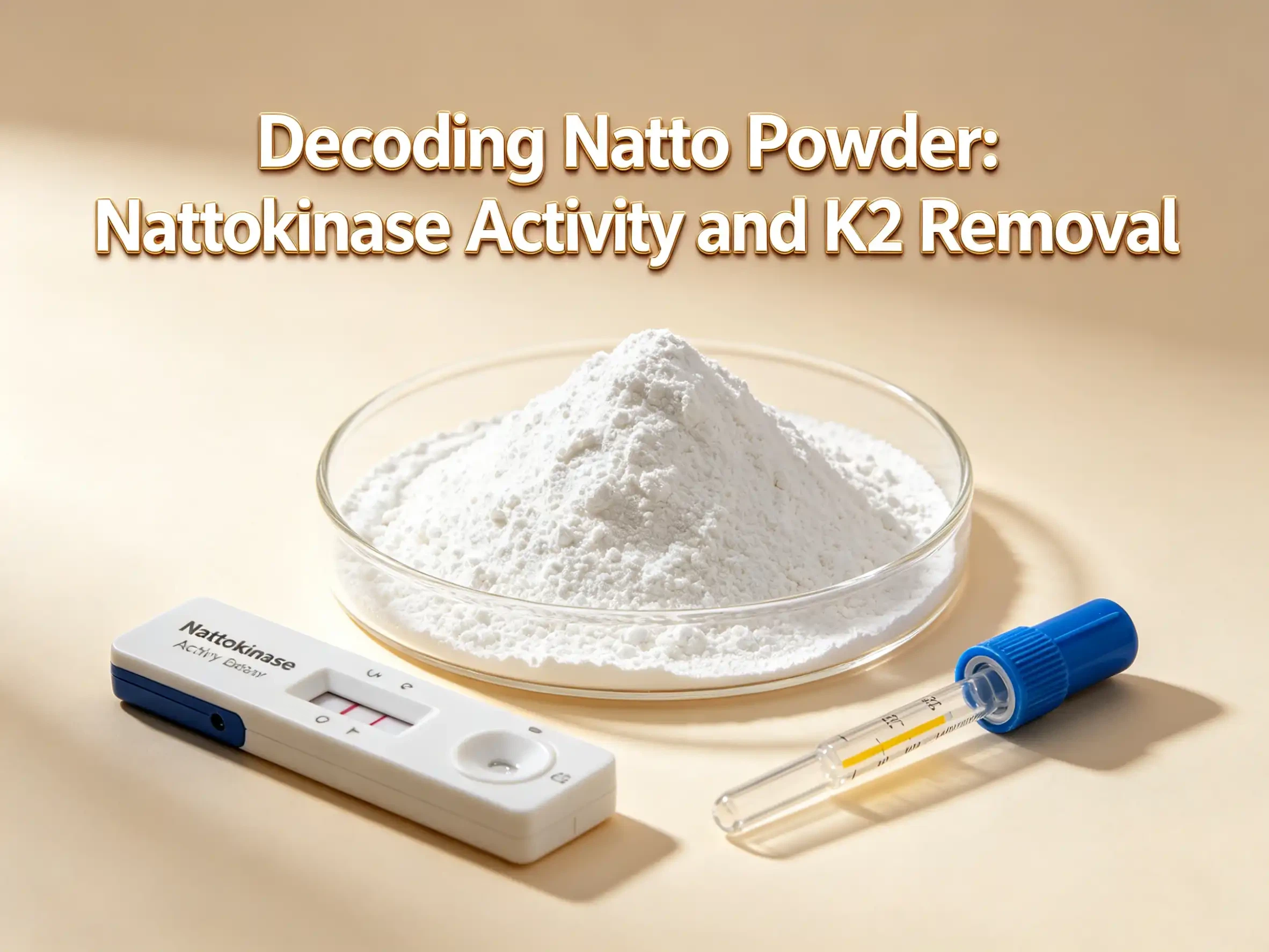 Decoding Natto Powder: Nattokinase Activity and K2 Removal