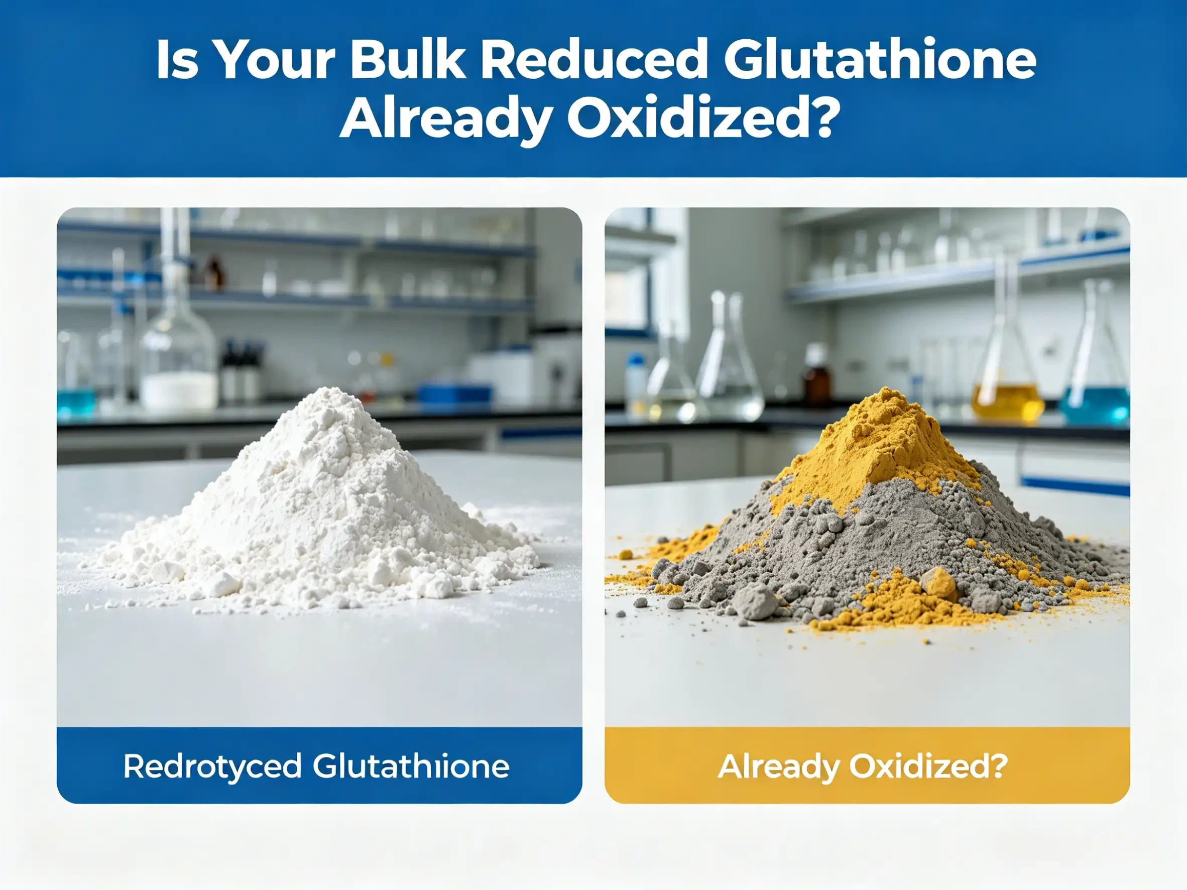 Is Your Bulk Reduced Glutathione Already Oxidized? | B2B Guide