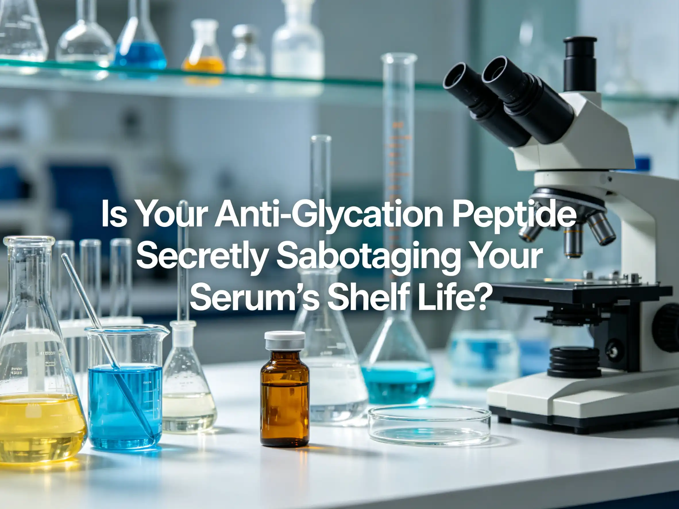 Is Your Anti-Glycation Peptide Sabotaging Your Serum's Color?