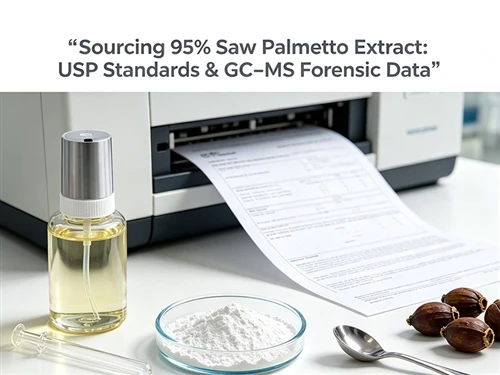 Sourcing 95% Saw Palmetto Extract: USP Standards & GC-MS Forensic Data