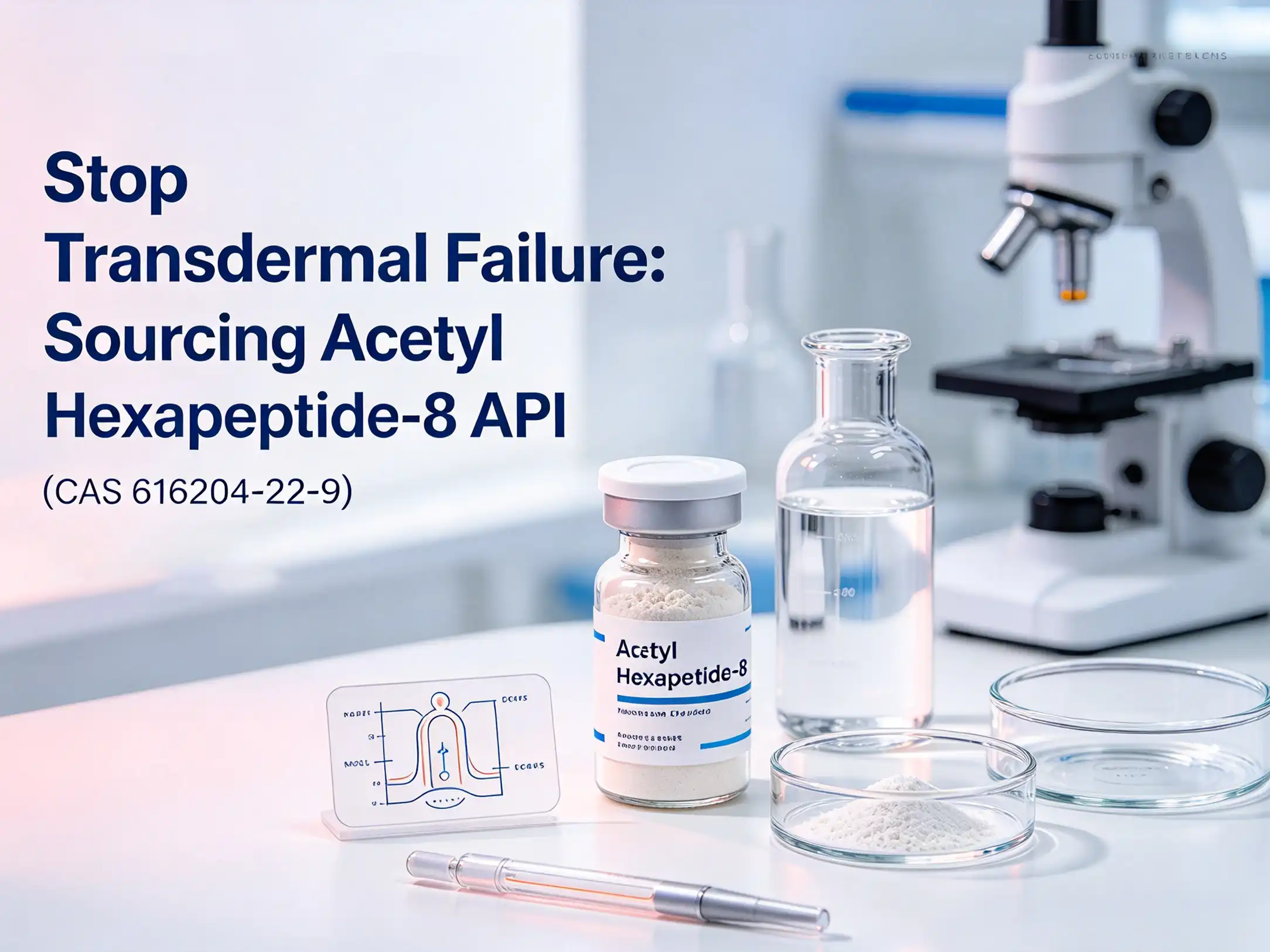 Stop Transdermal Failure: Sourcing Acetyl Hexapeptide-8 API (CAS 616204-22-9)