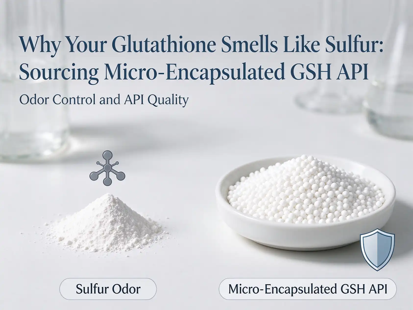 Why Your Glutathione Smells Like Sulfur: Sourcing Micro-Encapsulated GSH API