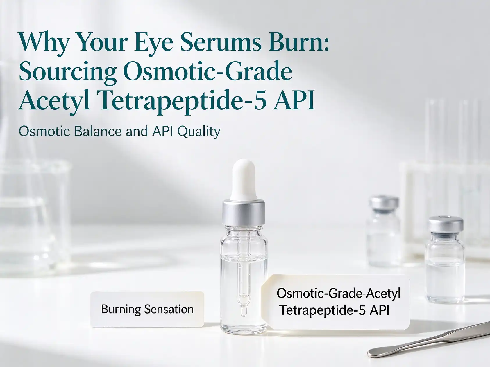 Why Your Eye Serums Burn: Sourcing Osmotic-Grade Acetyl Tetrapeptide-5 API